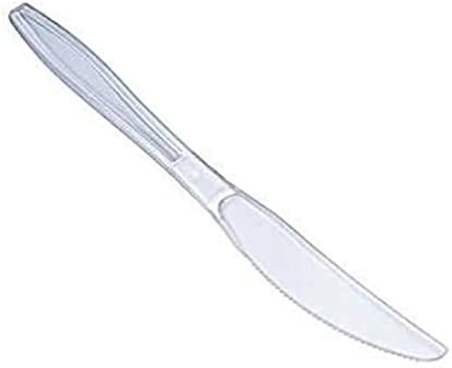 PLASTIC KNIFE Reusable – 100 Pcs