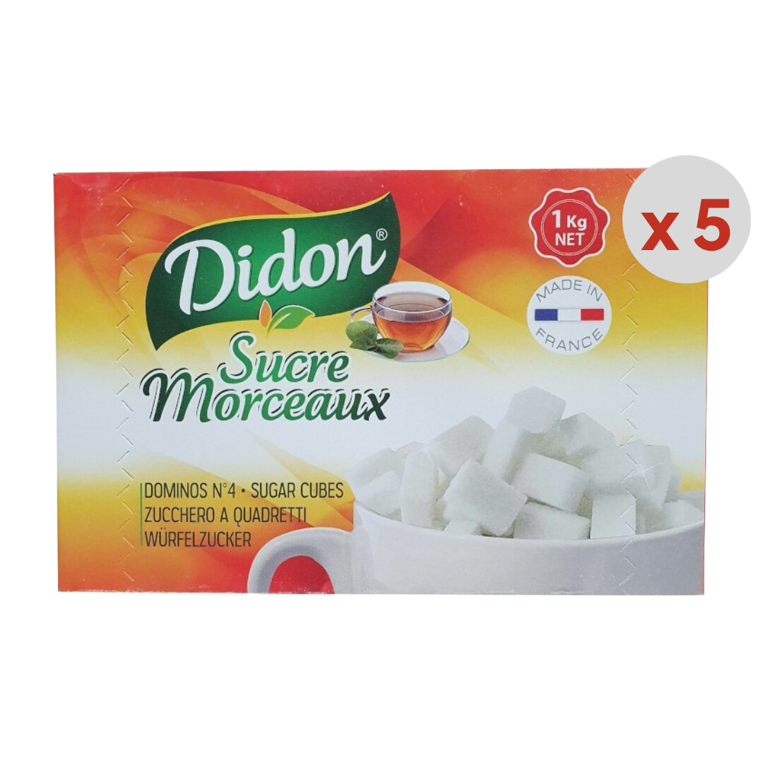 Didon Sugar Chunks 5 x 1kg