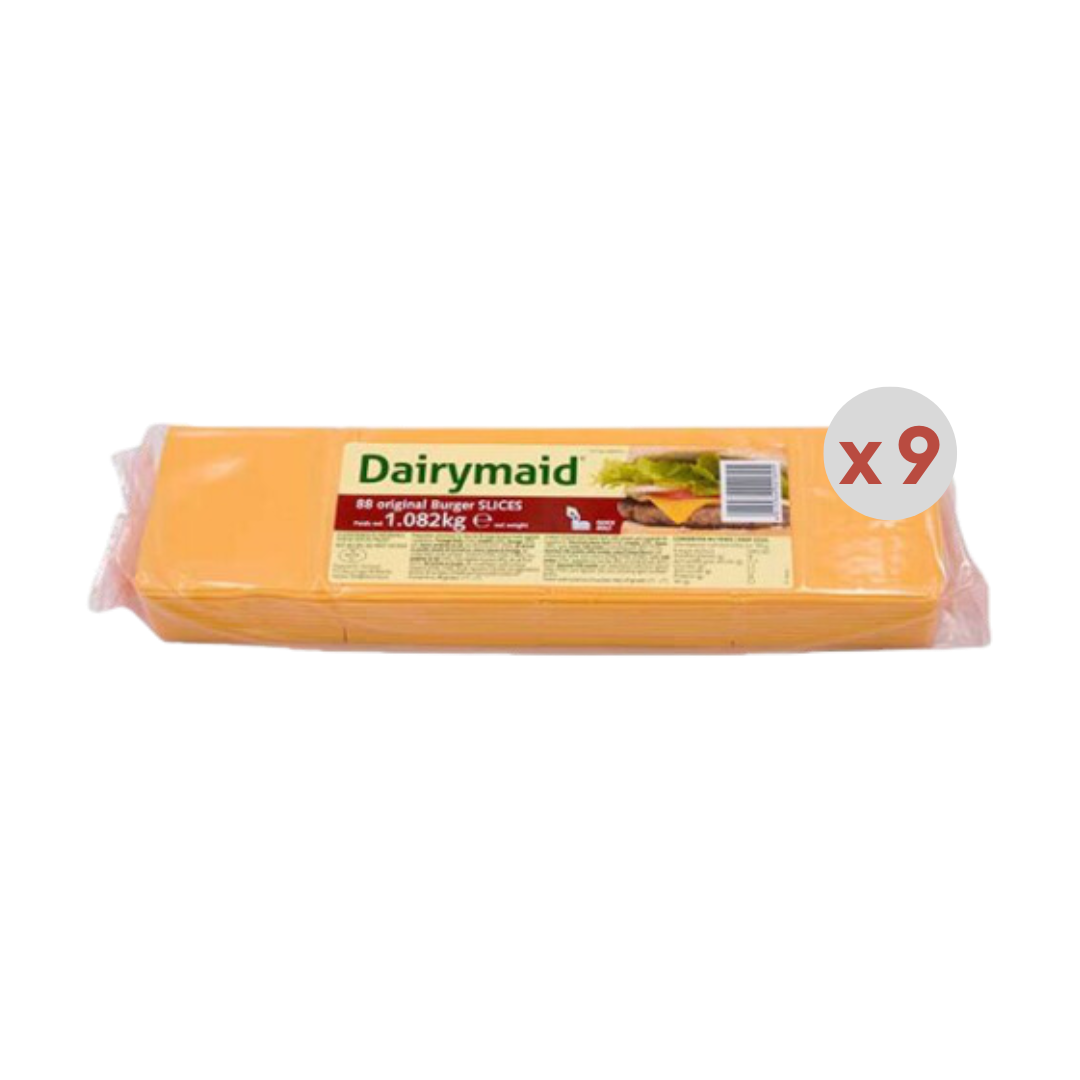 Processed Burger Cheese 88 Slices x 9 – 9.740kg