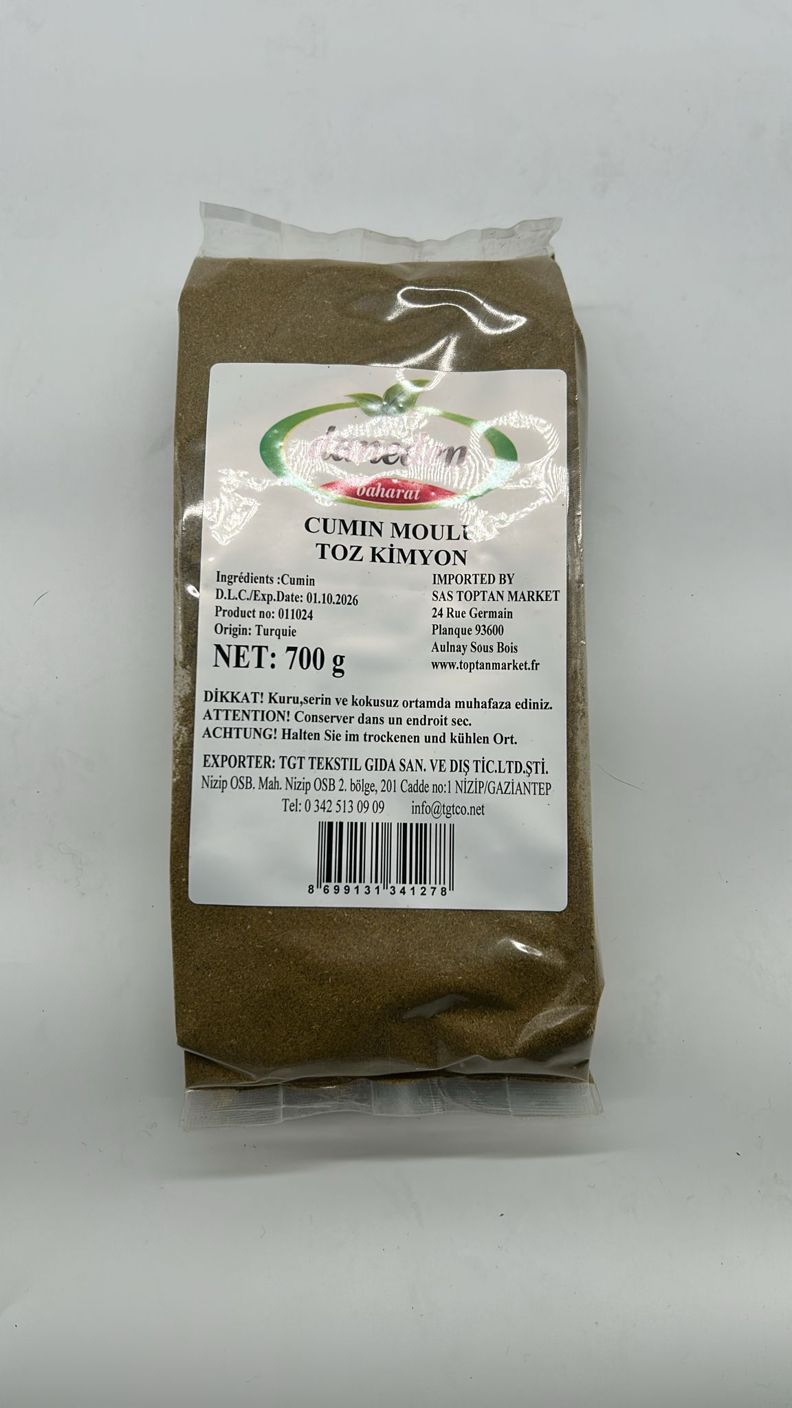 Daneden Ground Cumin 700g – Kimyon