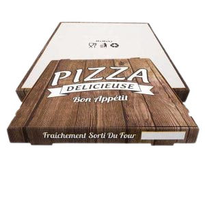 KRAFT PIZZA BOX 40X40 50PCS